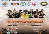 Cartel del playoff del balonmano cadete femenino