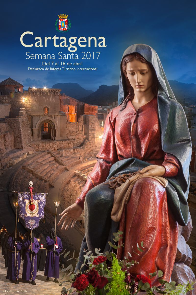 Resultado de imagen de cartel semana santa cartagena 2017