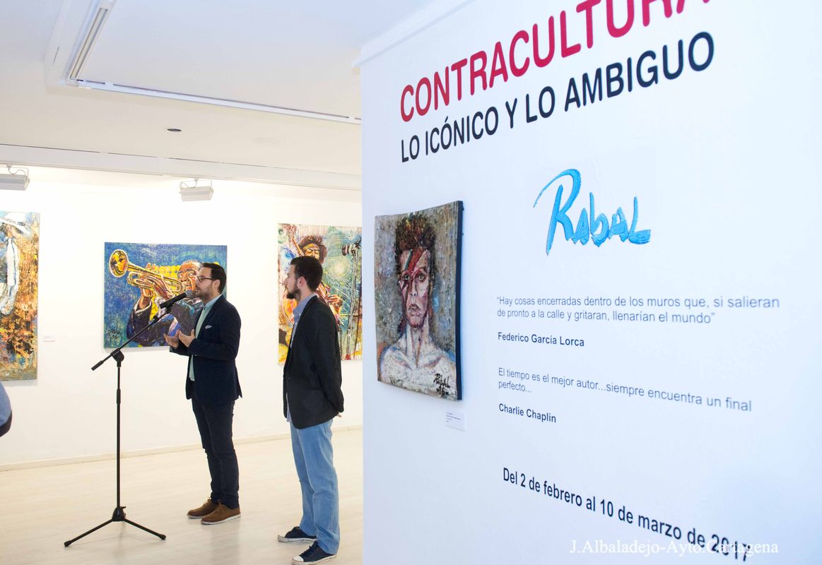 La exposicin 'Contracultura: Lo icnico y lo ambiguo' de Pedro Juan Rabal