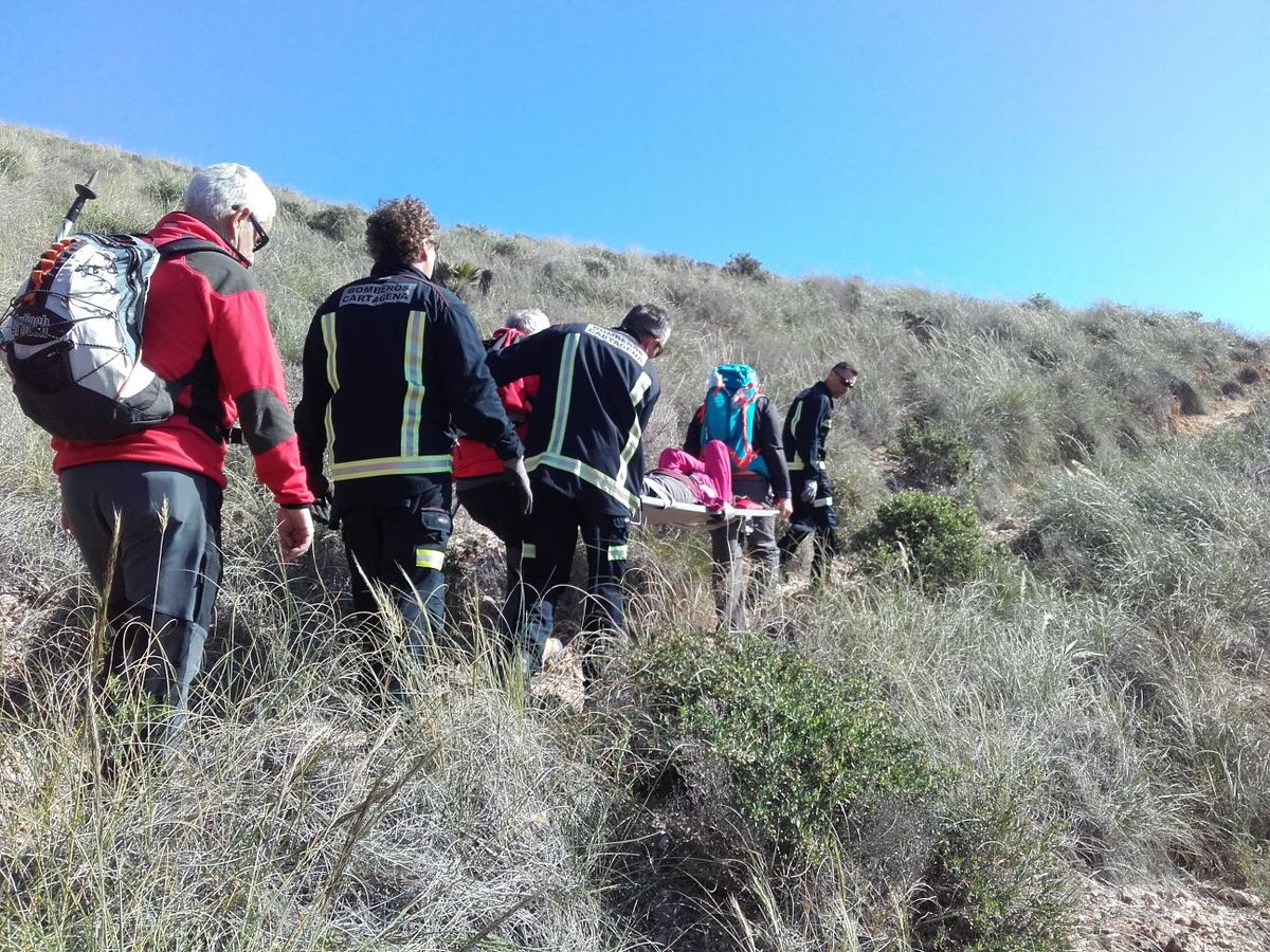 Intervenciones de los  Bomberos por el fuerte viento