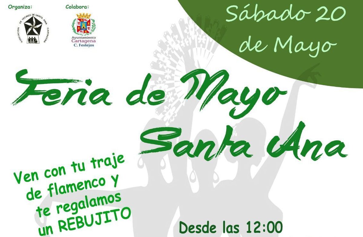 Cartel de la Feria de Mayo de Santa Ana