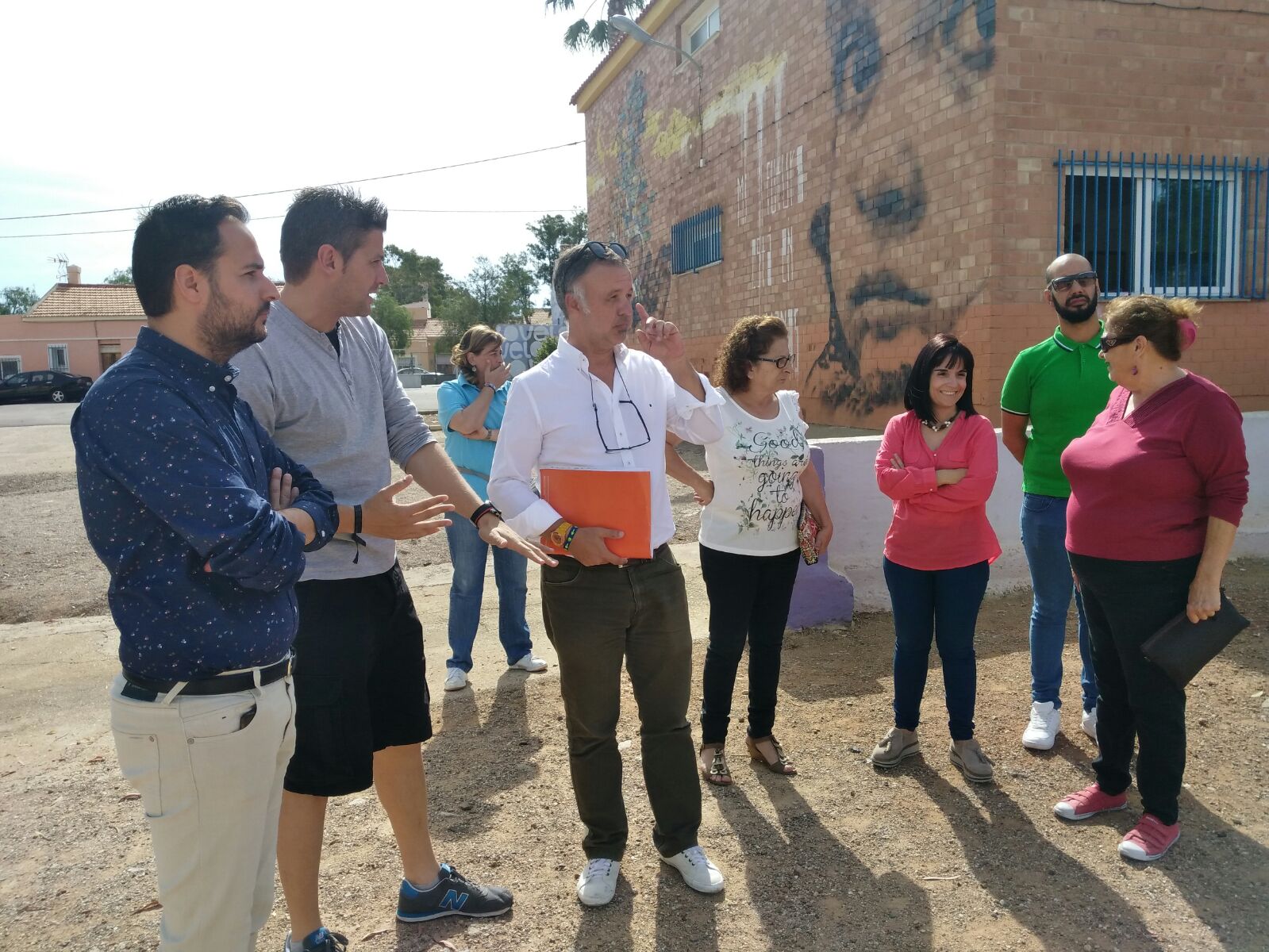 Visita del concejal de Cultura a los colegios San Gins de la Jara y San Isidro