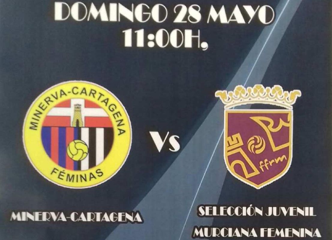 Cartel del homenaje por el ascenso a Segunda Divisin del Minerva-Cartagena Fminas