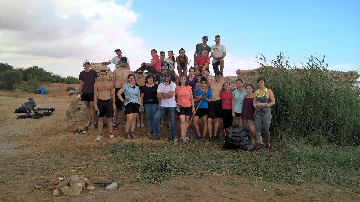 Participantes del Campo de trabajo 'Cartagena Arqueolgica'