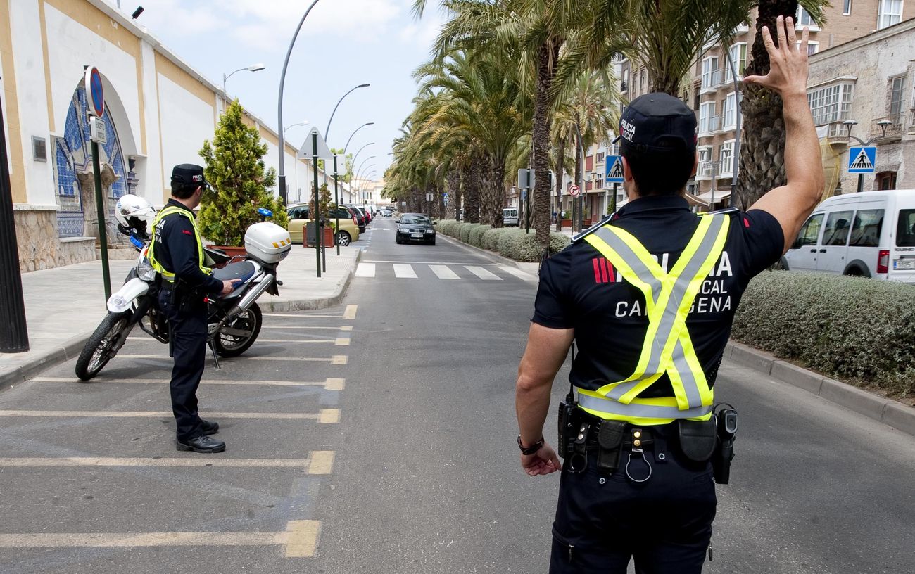 Campaa de control de trfico de la Polica Local