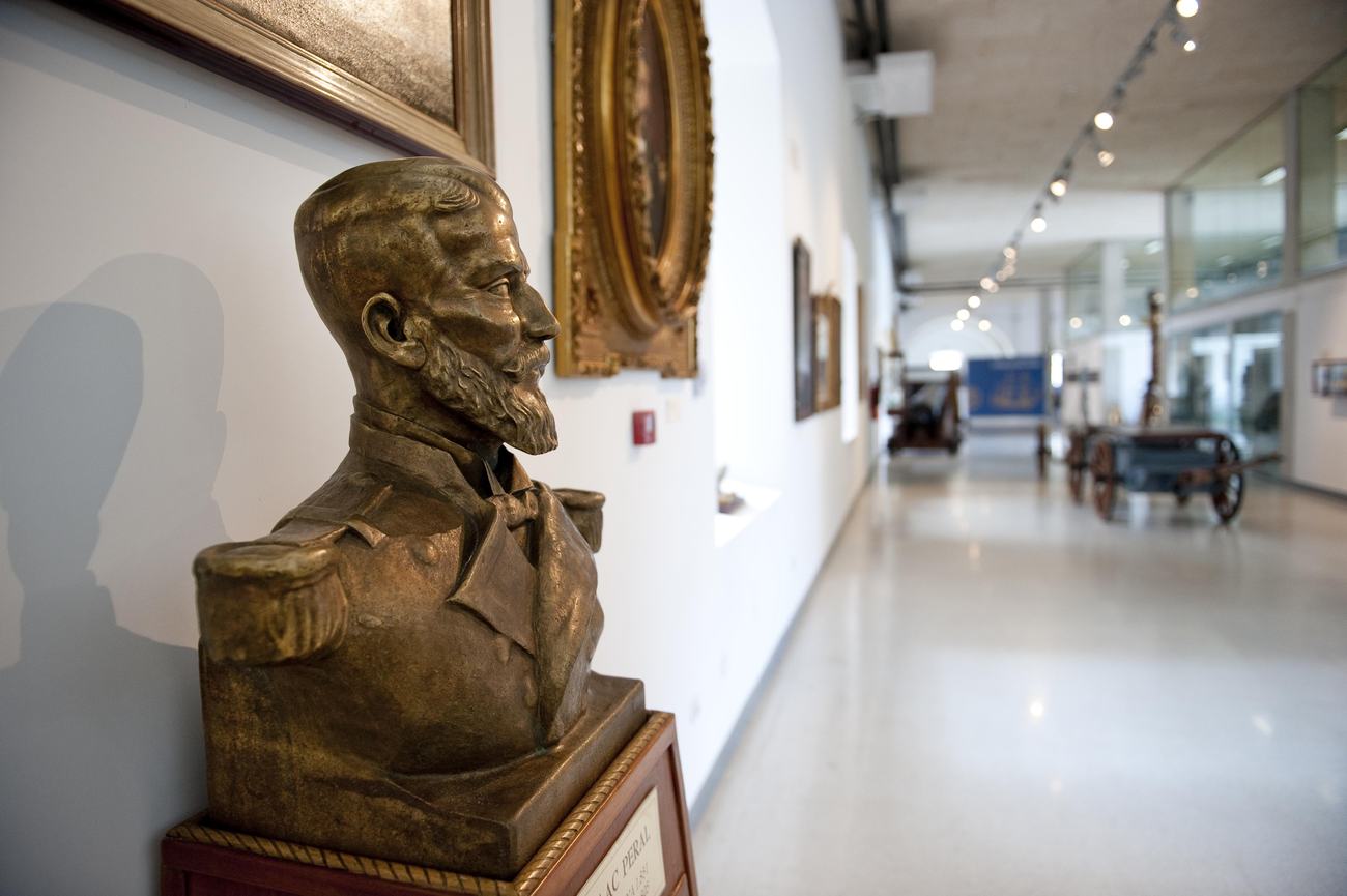 Busto de Isaac Peral en el Museo Naval de Cartagena