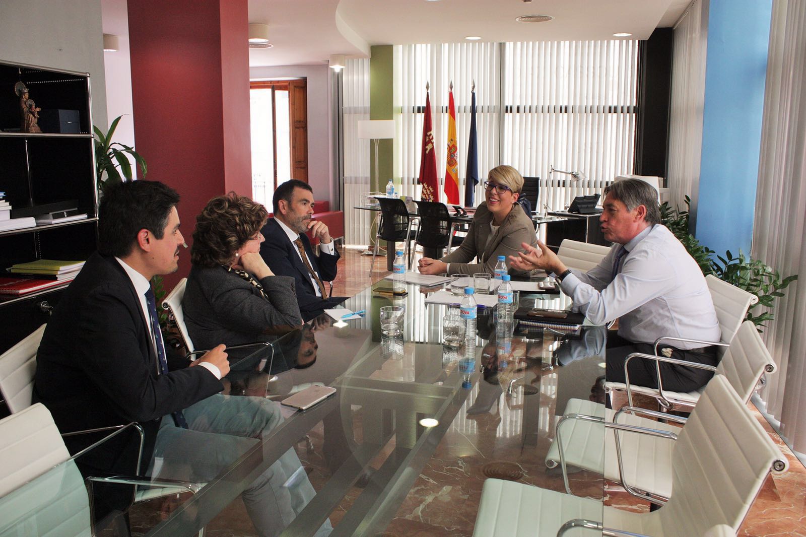 Reunin de trabajo entre la el Ayuntamiento de Cartagena y la Consejera de Cultura