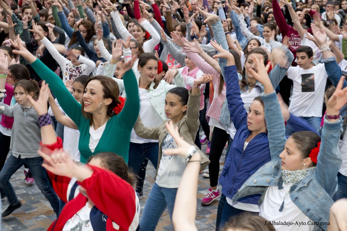 Flashmob por el Da Internacional de la Danza en Cartagena