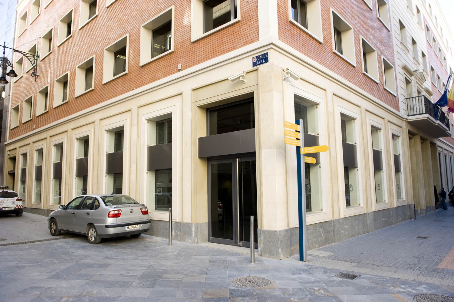 Fachada del edifico del Ayuntamiento en San Miguel