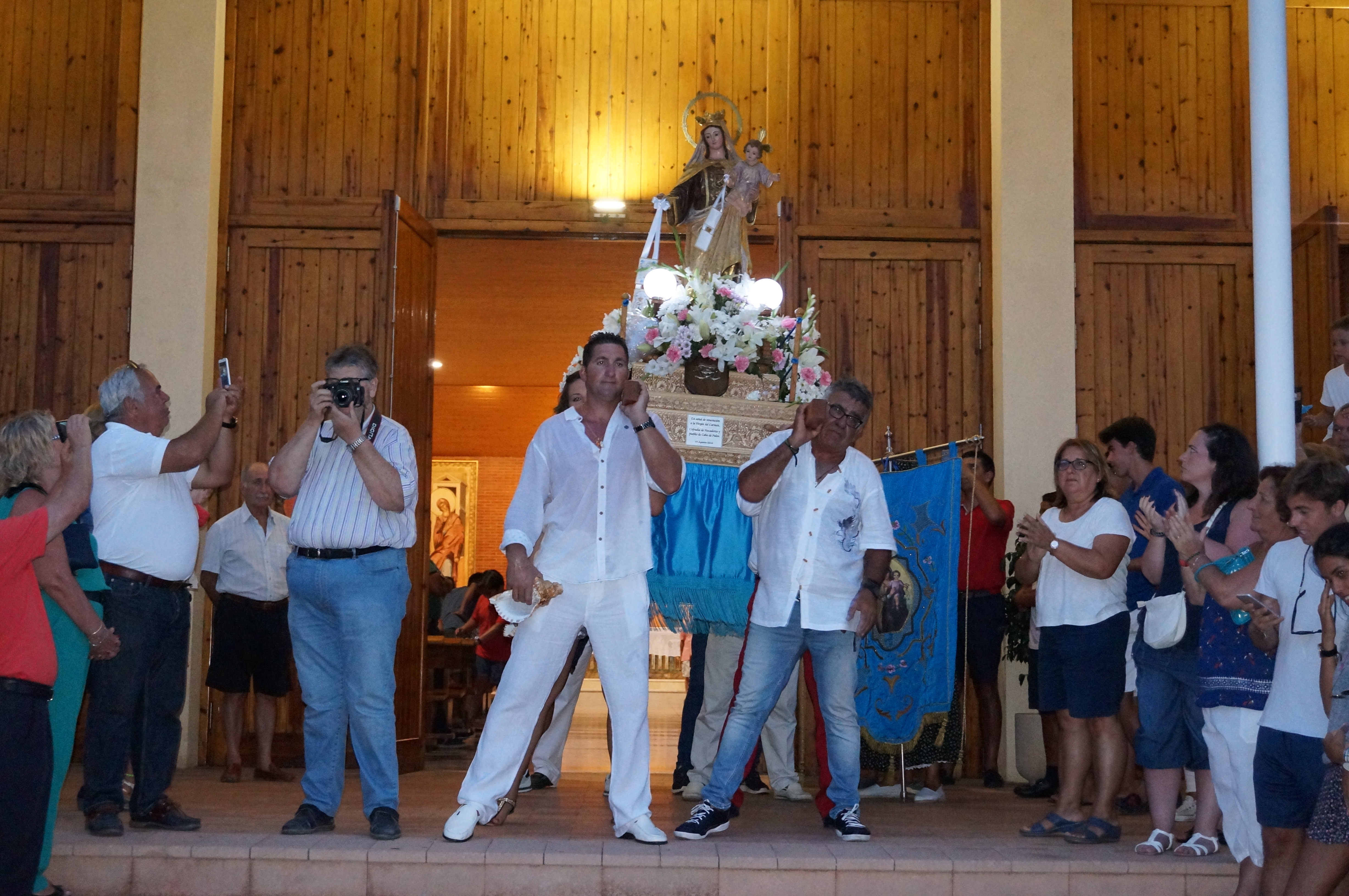 Cabo de Palos celebra su tradicional procesion marinera en honor a su patrona 2 92485