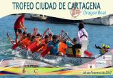 El Real Club de Regatas organiza el I Trofeo Ciudad de Cartagena de Dragon Boat