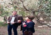 Ricardo Segado visita el Huerto de Cndido en La Palma