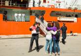 El 'Hesprides' regresa a puerto tras casi seis meses de campaa artrtica