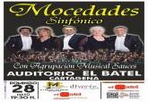 Cartel del concierto de Mocedades y Agrupacin Musical Sauces