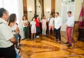 El Minerva-Cartagena Fminas recibe el reconocimiento del Ayuntamiento por el ascenso a Segunda