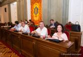 Pleno de renuncia de Jos Lpez como alcalde de Cartagena