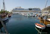 Llegada de cruceros a Cartagena Aidastella y Royal Princess