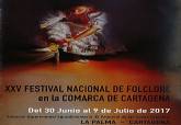 Cartel del XXV Festival Nacional de Folclore de La Palma