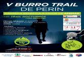 Cartel del V Burro Trail de Pern