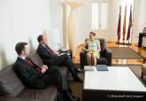 Visita protocoloria del embajador de Blgica, Marc Calcoen, a la alcaldesa, Ana Beln Castejn
