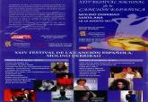Programa de las Fiestas y el XXIV Festival de Cancin Espaola Molino Derribao