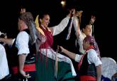 Actuacin grupos folcklricos, en el Festival de Folclore de La Palma