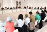 La alcaldesa Noelia Arroyo asiste al pleno extraordinario del Observatorio Estatal de Violencia sobre la Mujer en Moncloa, Madrid.  Foto: Moncloa.