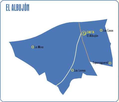 Mapa de Albujn