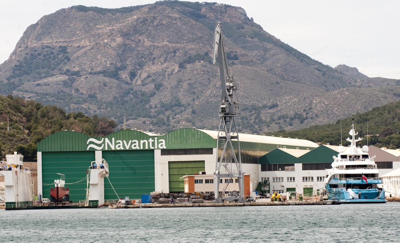 Astilleros de Navantia en Cartagena