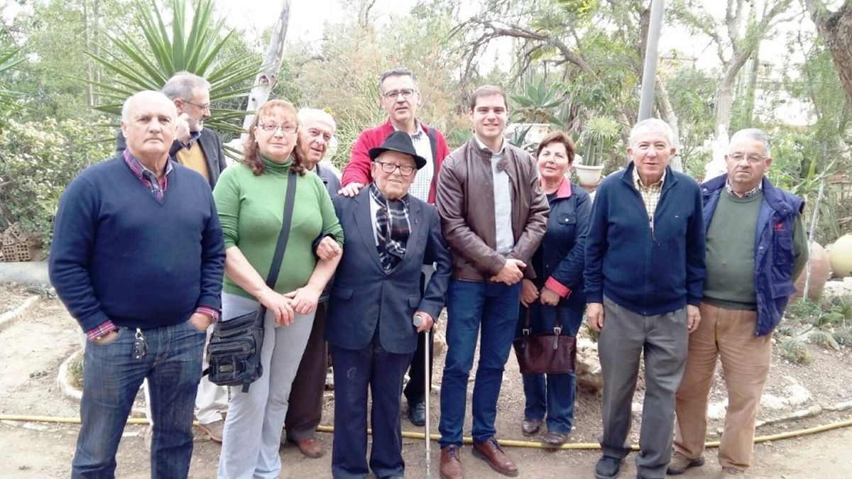 Ricardo Segado visita el Huerto de Cndido en La Palma