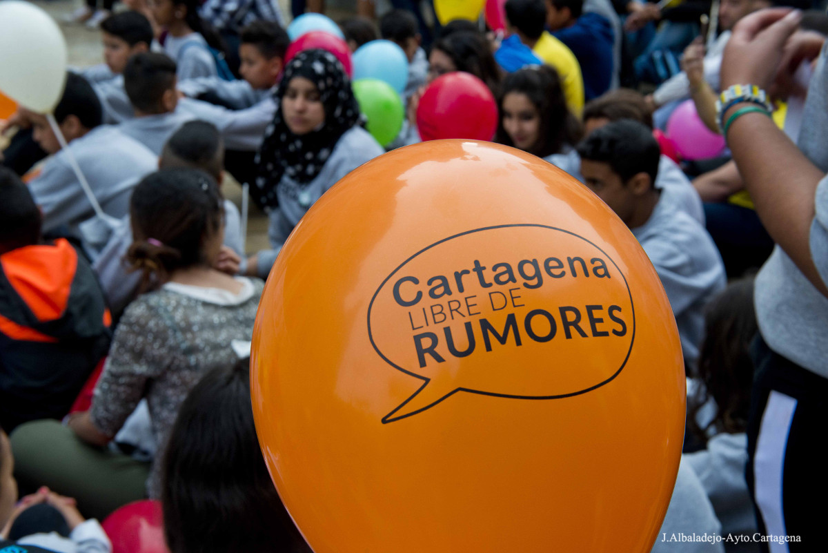 Marcha y concentración Cartagena Libre de Rumores
