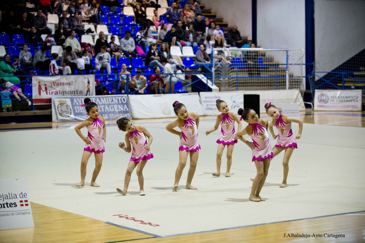 Por ahí compromiso Contracción 600 gimnastas de entre 3 y 17 años dan cuenta de la buena salud de la  Gimnasia Rítmica en Cartagena | Ayuntamiento de Cartagena