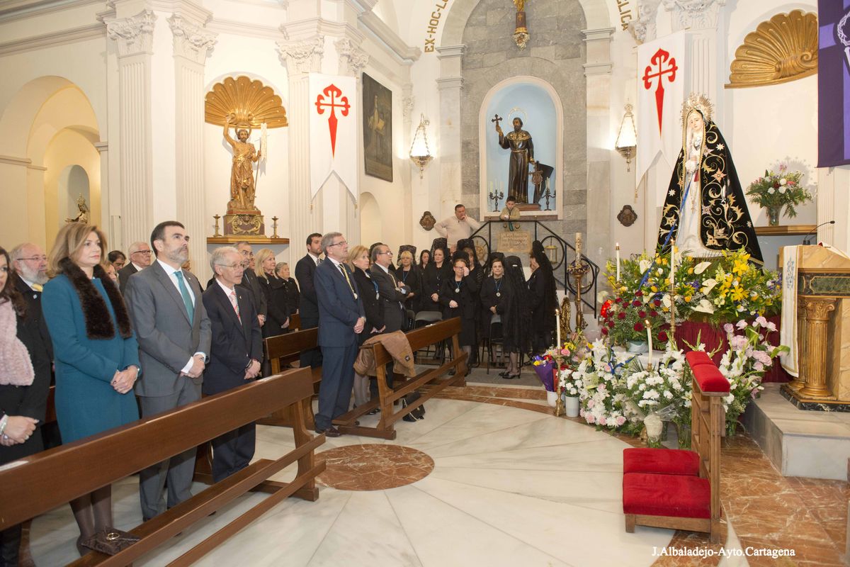 Misa y besamanos Nuestra Seora de la Soledad del Monte Calvario