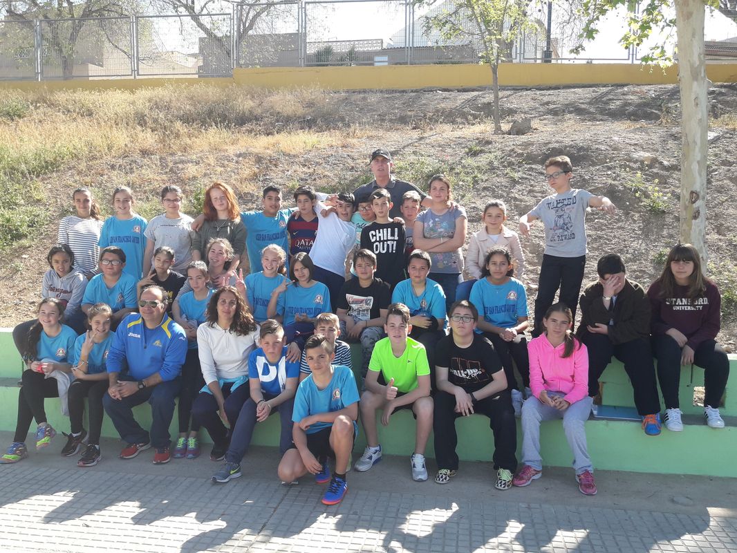 El Programa ADE acerca el atletismo al CEIP San Francisco Javier