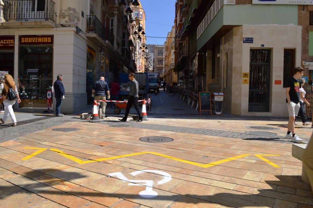 Zonas acotadas para personas con movilidad reducida Semana Santa