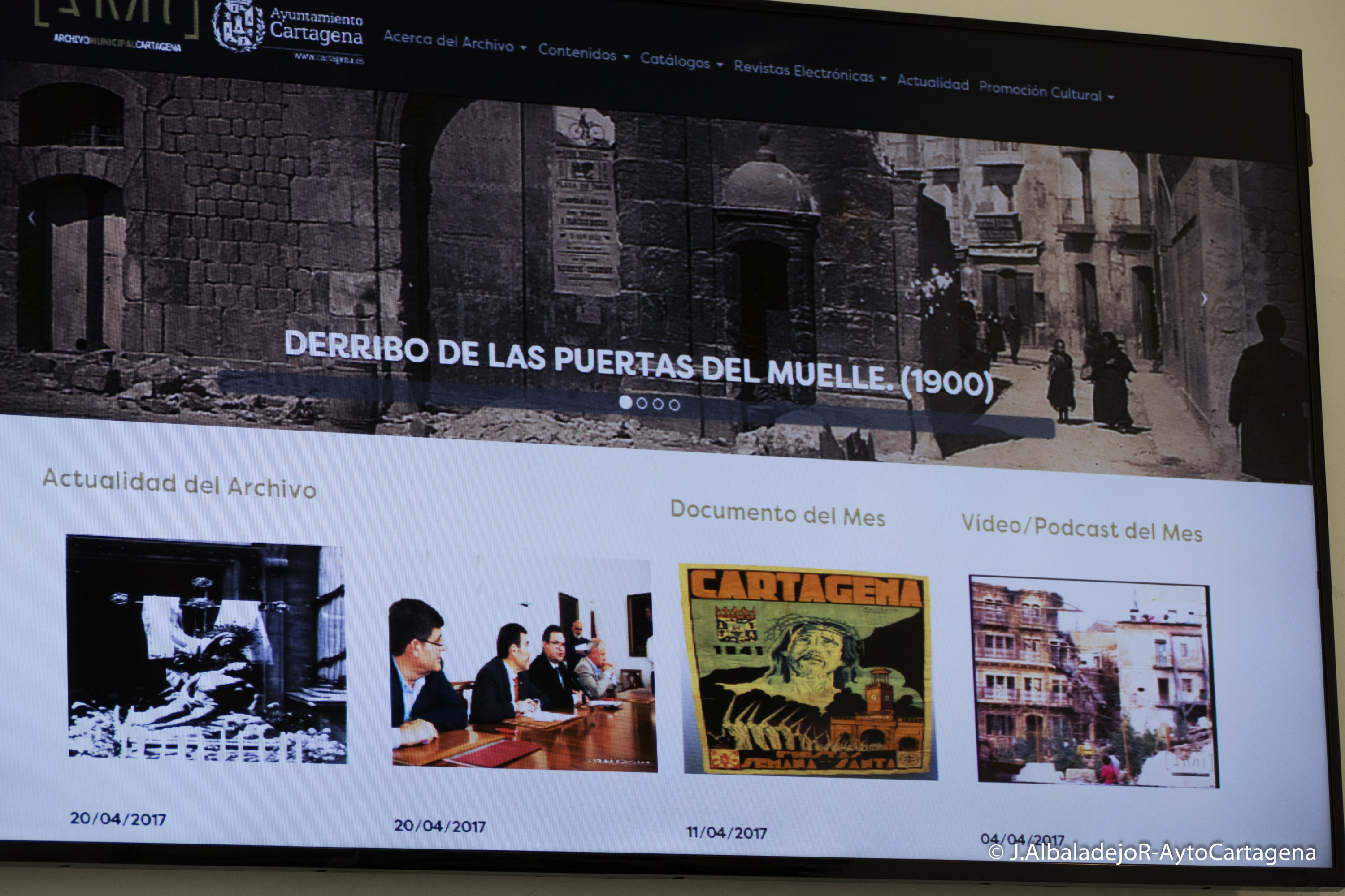 Nueva web archivo municipal