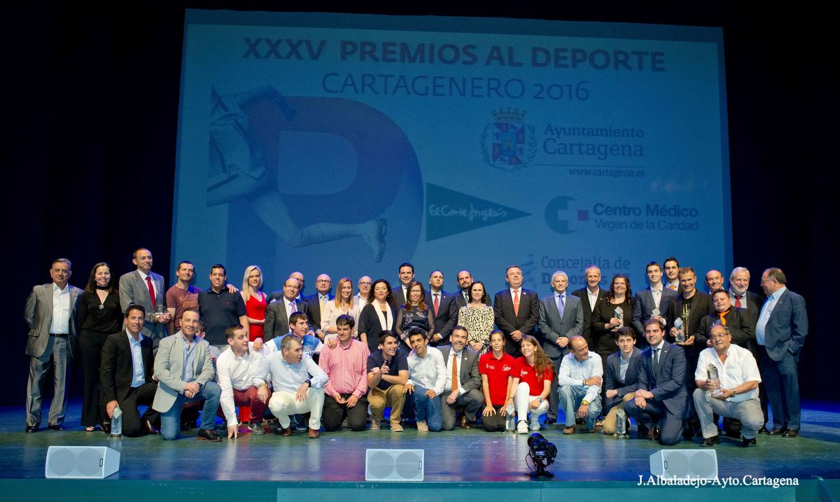 Gala de entrega de los XXXV Premios al Deporte Cartagenero