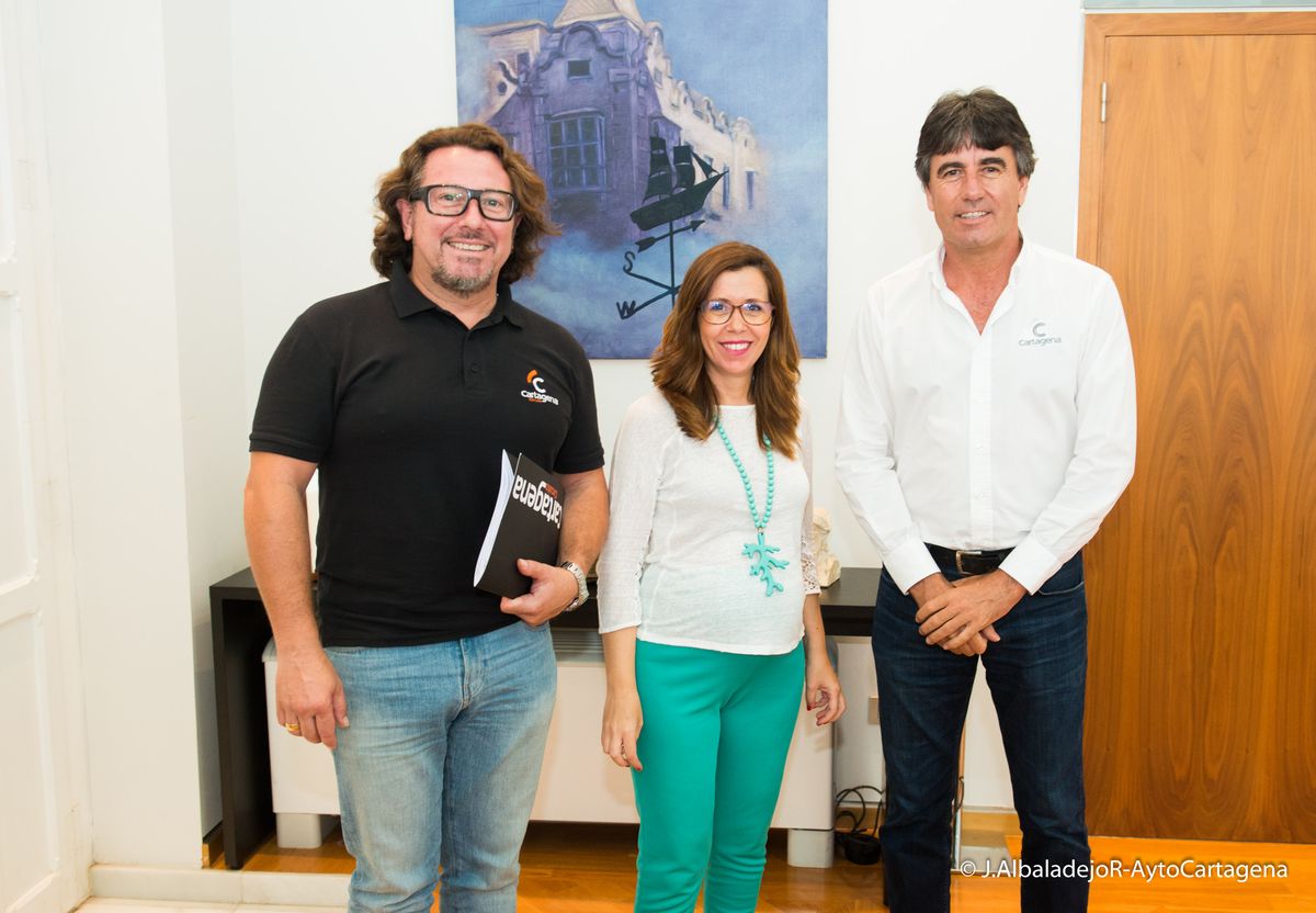Visita de los representantes del Circuito de Velocidad de Cartagena
