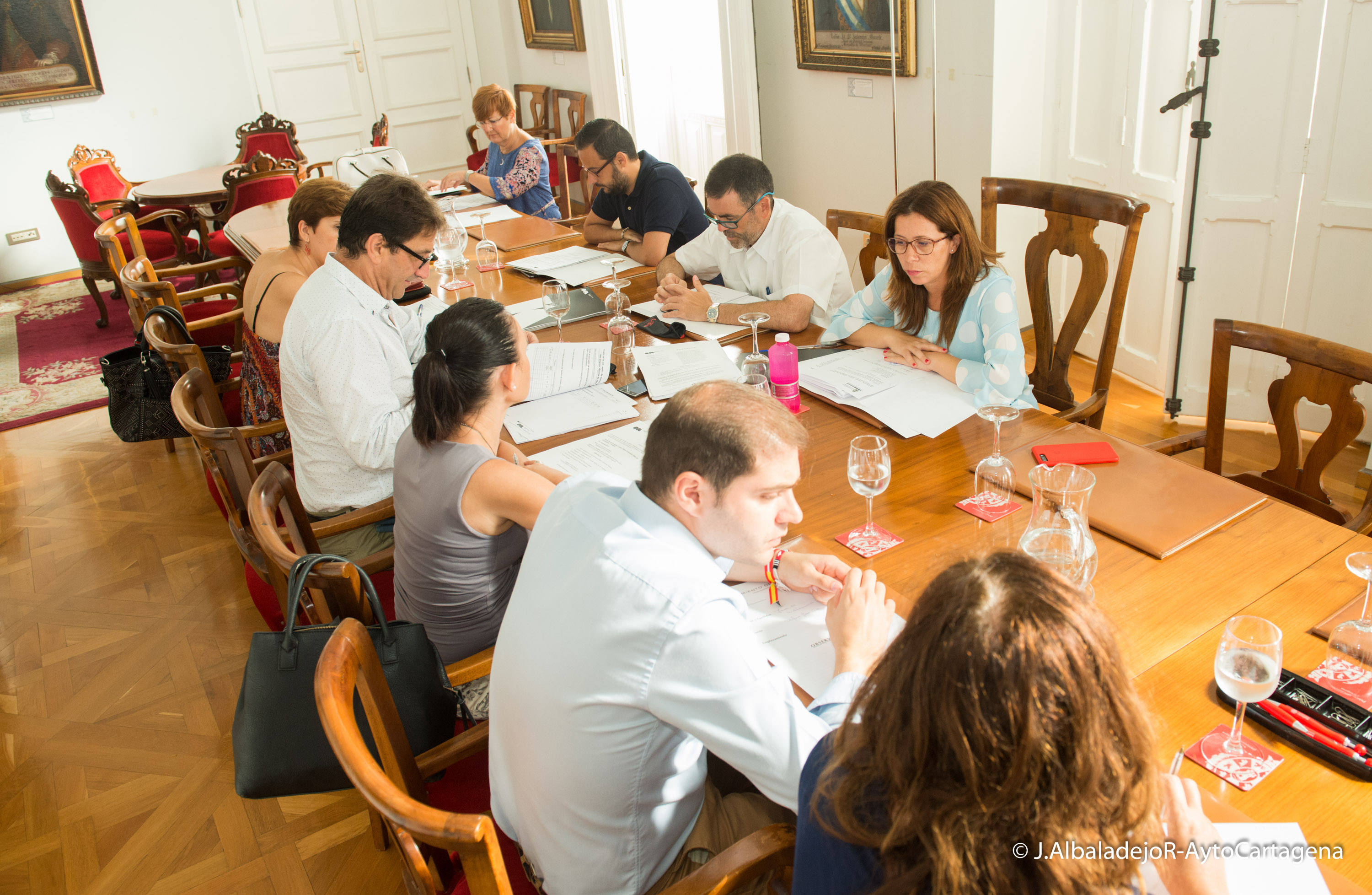 Reunin del Patronato de la Oficina de Congresos de Cartagena