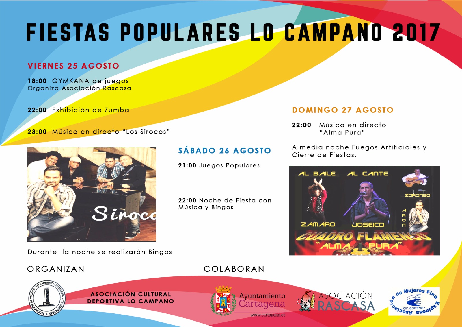 Cartel de las Fiestas de Lo Campano 2017