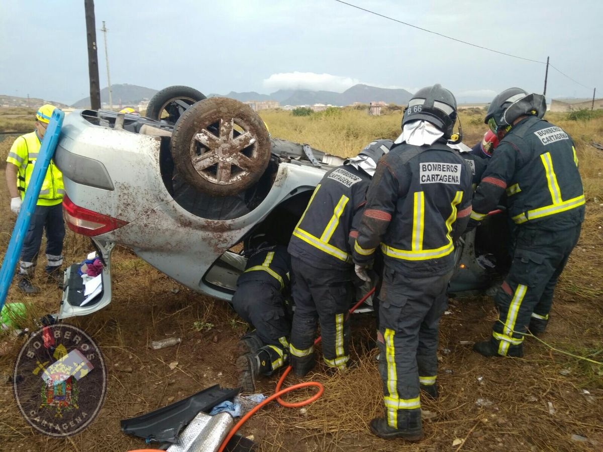 Accidente entre Torreciega y Cabezo Beaza