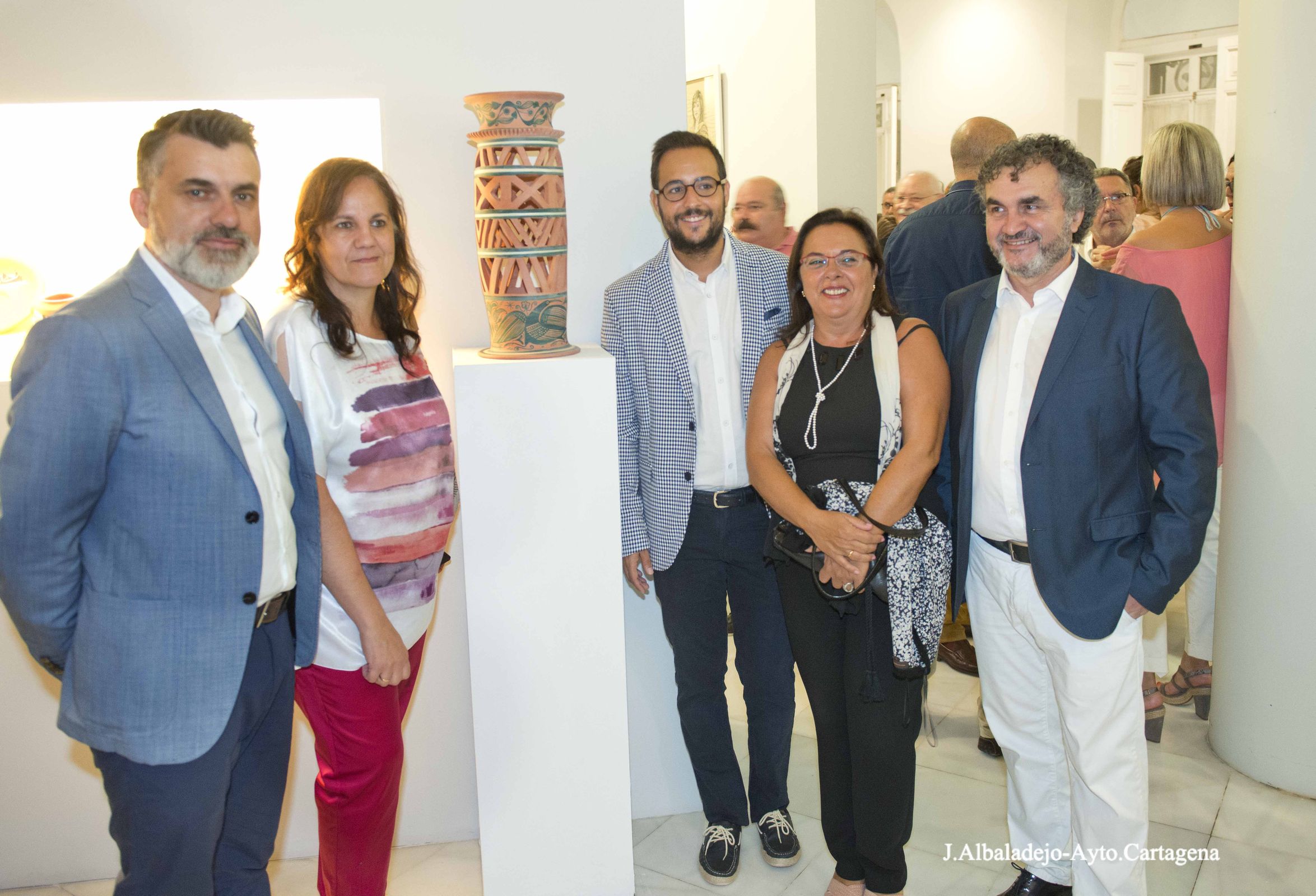 Inauguracin de la exposicin 'Heryca. Los viajes de Sirus' en el Palacio Consistorial de Cartagena