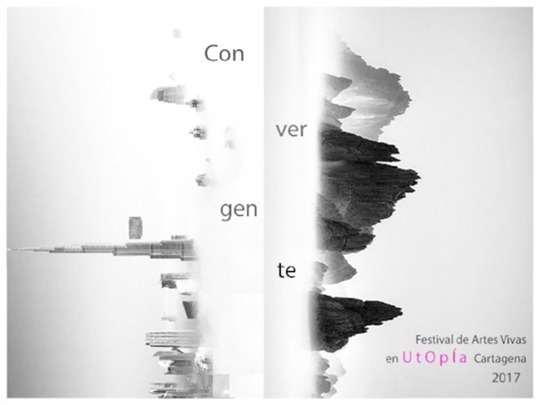 Cartel del festival 'Convergente'