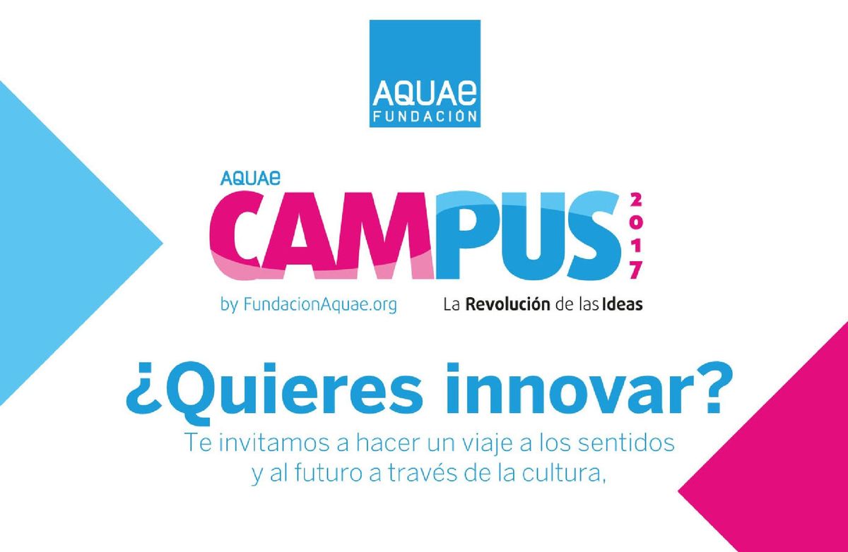 Cartel del Aquae Campus 2017 Cartagena