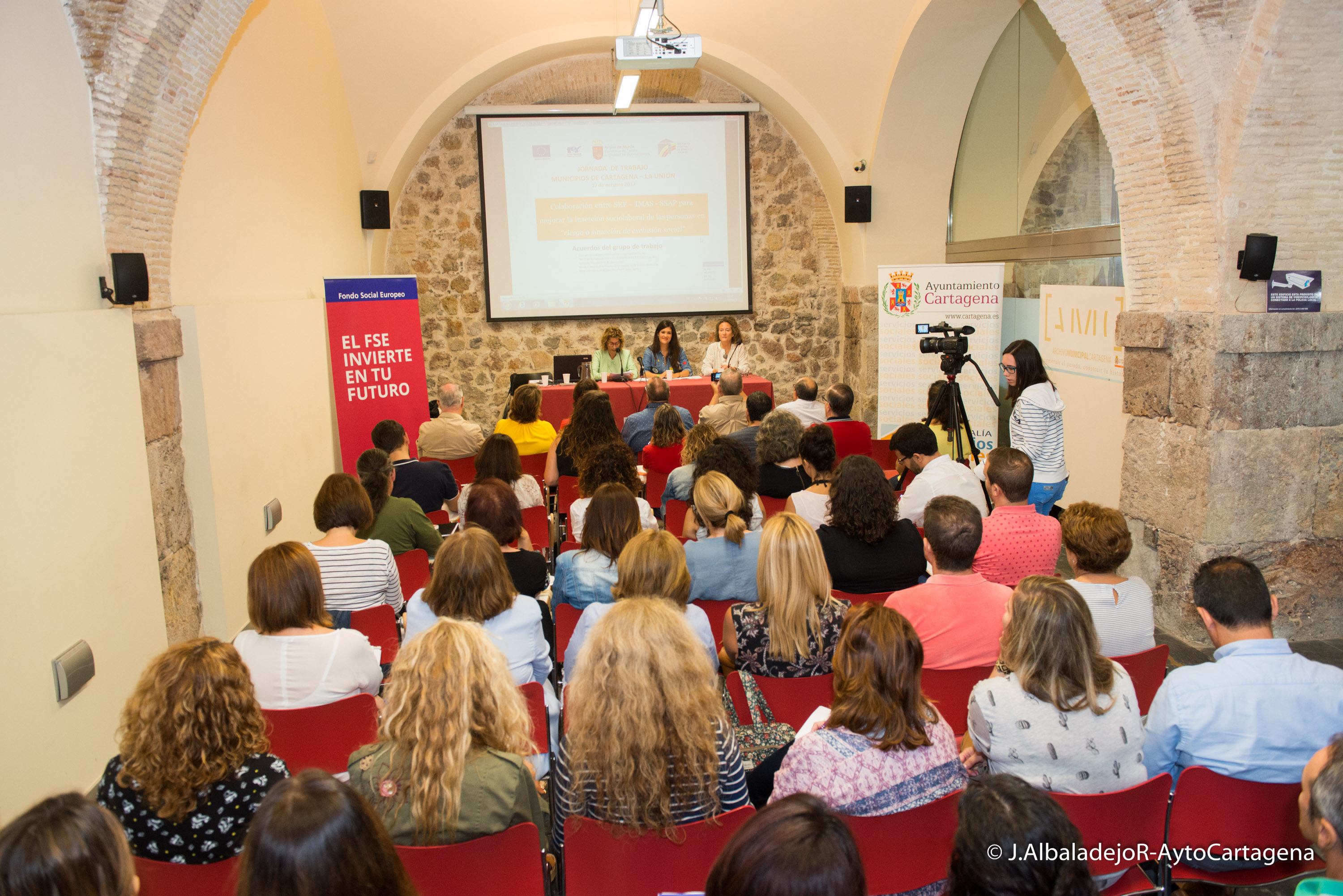 Presentacin de las lneas del protocolo de insercin laboral SEF, IMAS y Ayuntamiento de Cartagena