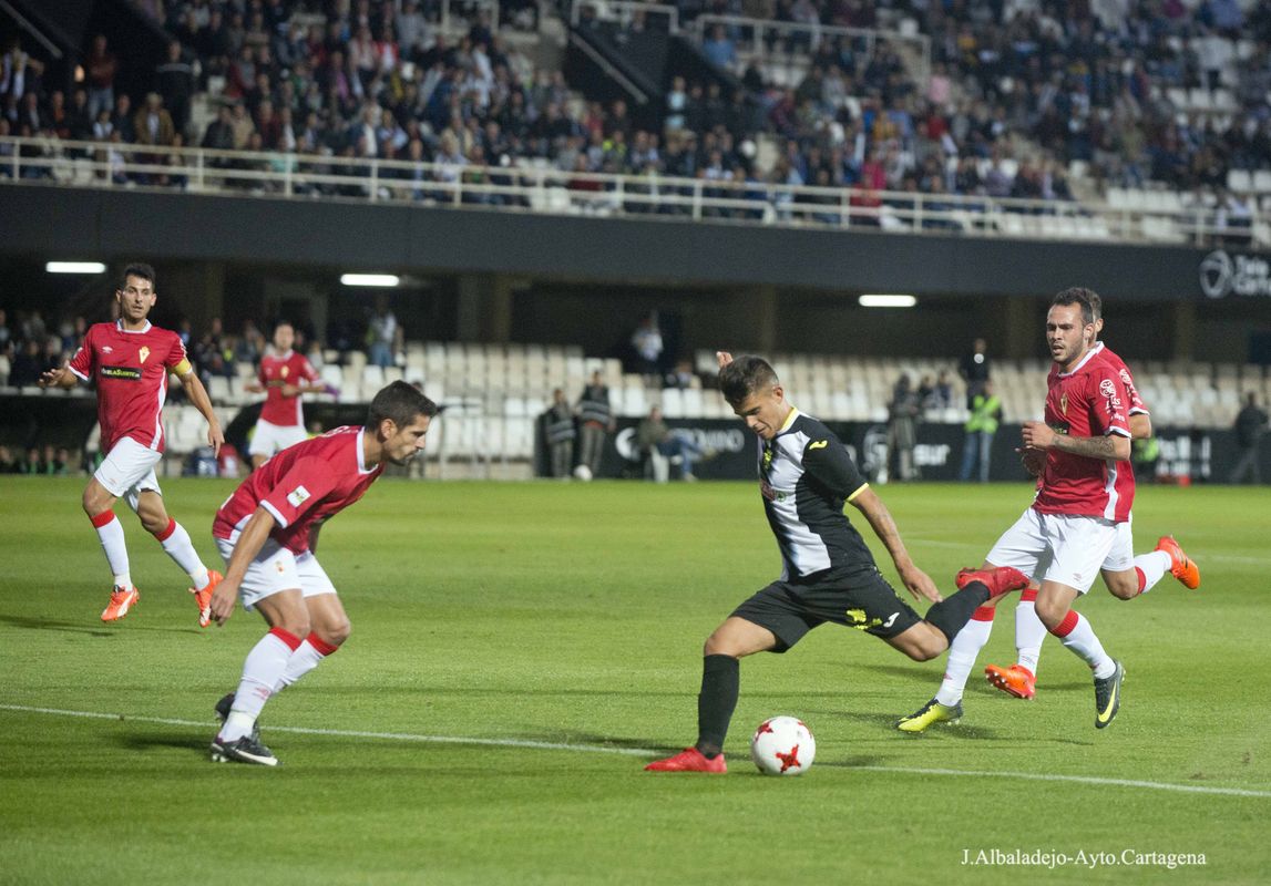 Imagen de archivo, encuentro del FC Cartagena - Real Murcia 