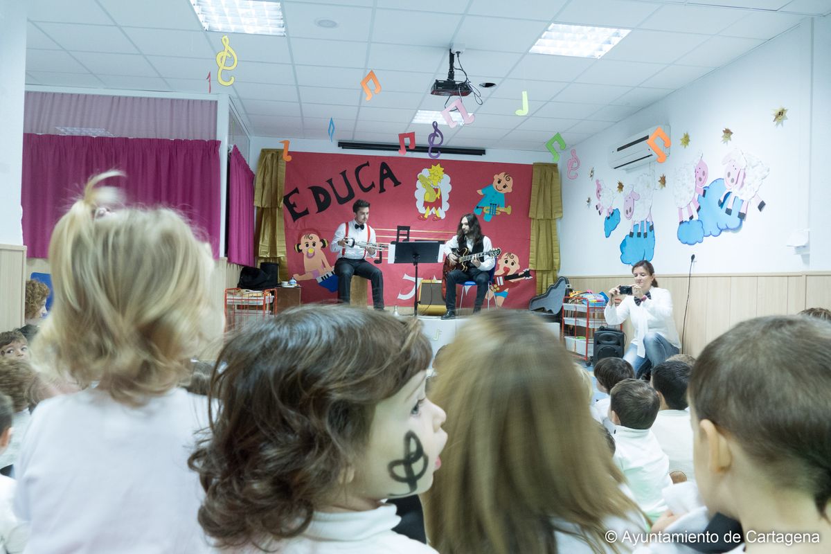 Pequejazz en la Escuela Infantil Municipal del Barrio de la Concepcin