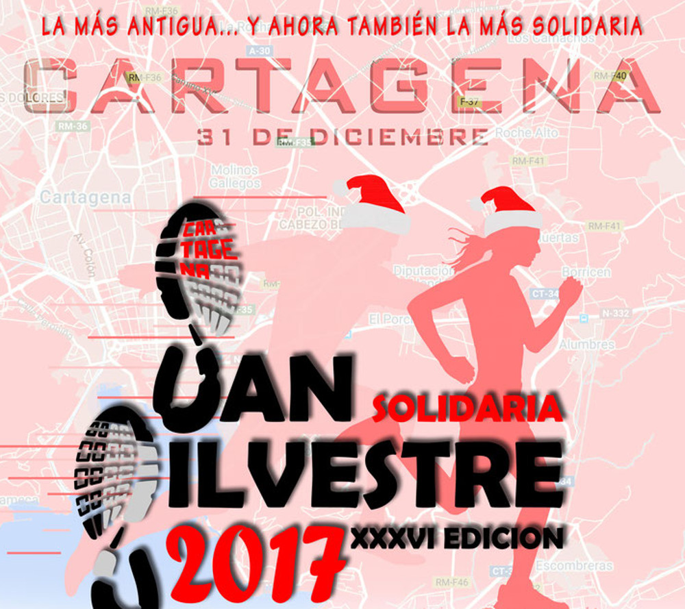 Cartel de la San Silvestre 2017