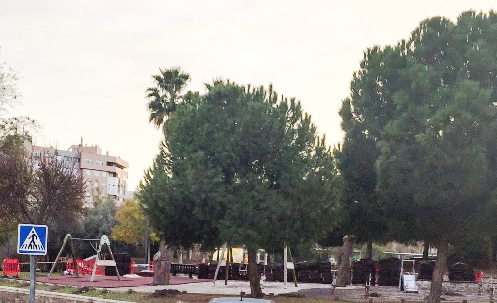 Obras de mejora en el Parque de Los Juncos y la Plaza del Rey