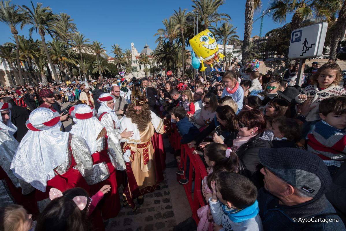 Los Reyes Magos llegan a Cartagena